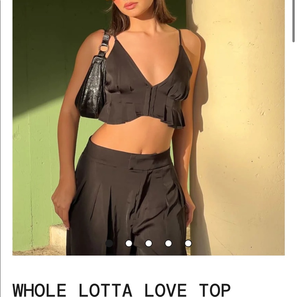 whole lotta love top originally $58 brand new with tags rumored!
